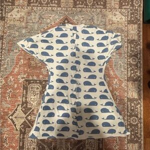 Sleeping Baby Zipadee-Zip Sleep Sack – Whale Print – Medium (6-12M)